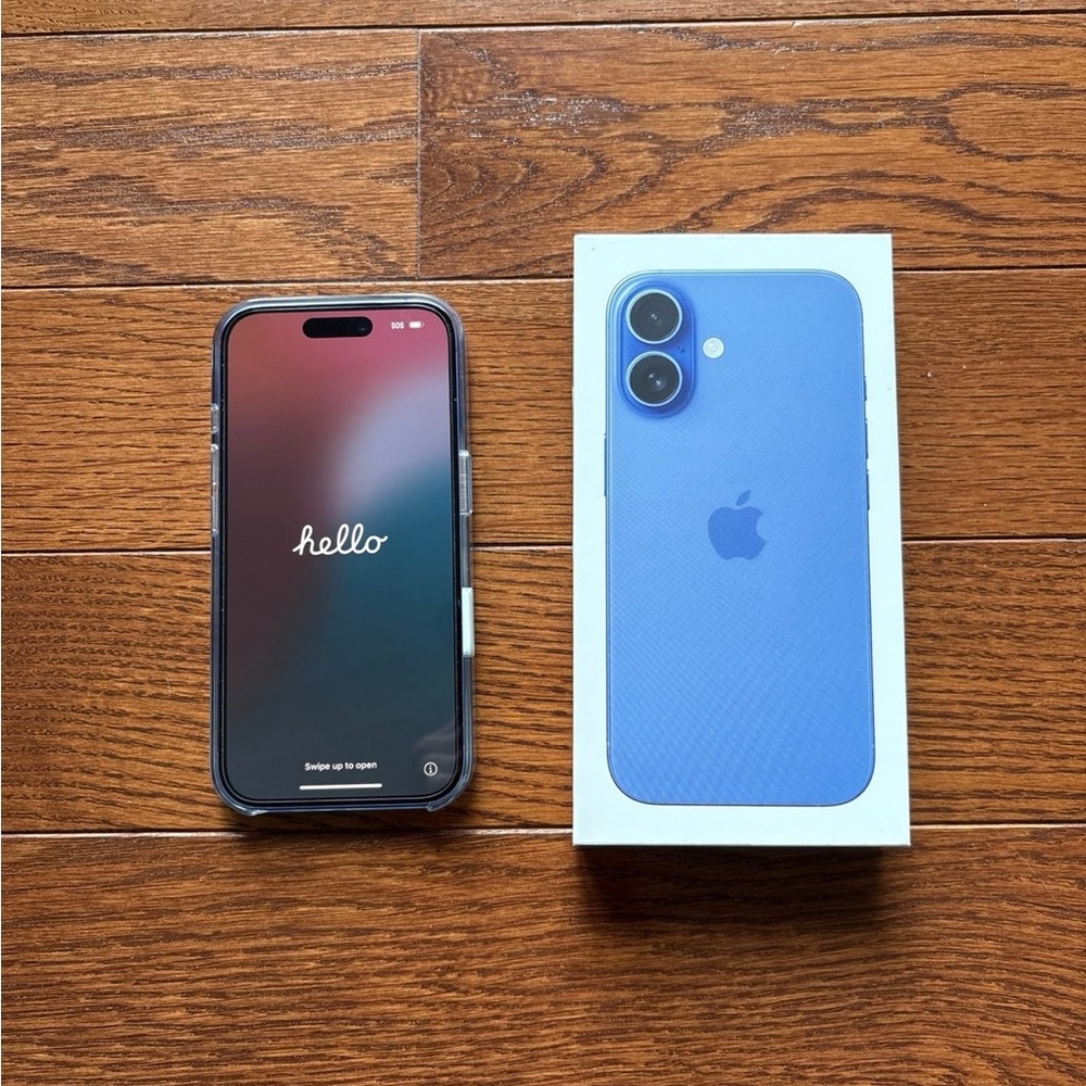 APPLE iPhone 16, Ultramarine, 128GB, Unlocked
